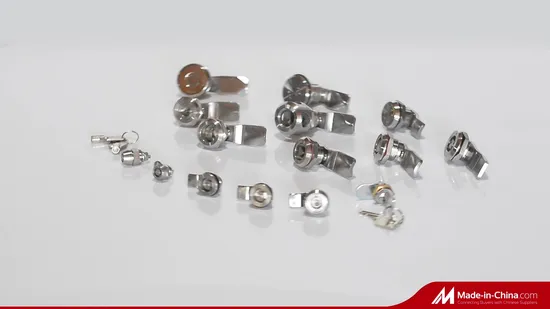 Cerradura de cuarto de vuelta de acero inoxidable Φ 13 de Europa del Este, cerradura de leva de cilindro de gabinete SUS 316 para máquinas expendedoras de cajeros automáticos de vehículos ferroviarios industriales